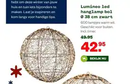 Welkoop Lumineo led hanglamp bol Ø 38 cm zwart aanbieding