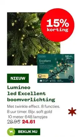 Welkoop Lumineo led Excellent boomverlichting aanbieding