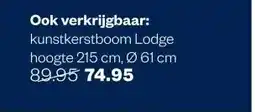 Welkoop kunstkerstboom Lodge aanbieding