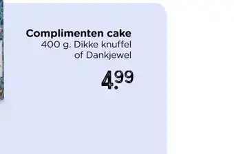 Xenos Complimenten cake aanbieding