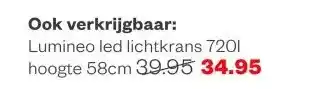 Welkoop Lumineo led lichtkrans 7201 aanbieding