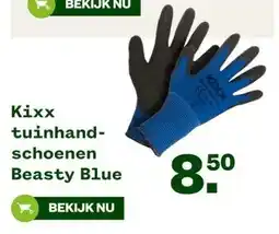 Welkoop Kixx tuinhand- schoenen Beasty Blue aanbieding