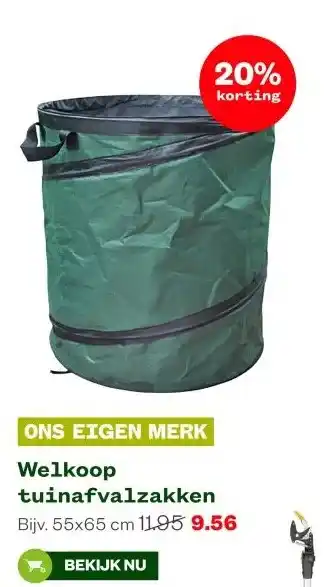 Welkoop Welkoop tuinafvalzakken aanbieding