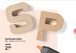 Xenos Kartonnen letter aanbieding