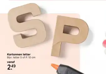 Xenos Kartonnen letter aanbieding