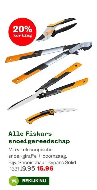 Welkoop Alle Fiskars snoeigereedschap aanbieding