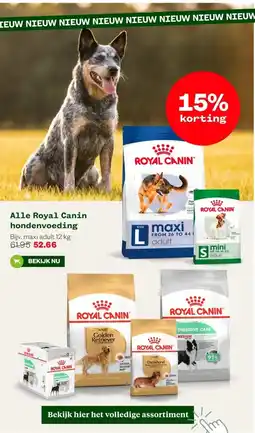 Welkoop Alle Royal Canin hondenvoeding aanbieding