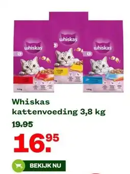 Welkoop Whiskas kattenvoeding 3,8 kg aanbieding