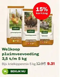 Welkoop Welkoop pluimveevoeding 3,5 t/m 5 kg aanbieding