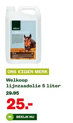 Welkoop Welkoop lijnzaadolie aanbieding