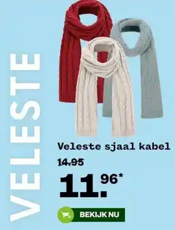 Welkoop Veleste sjaal kabel aanbieding