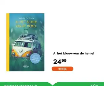 The Read Shop Al het blauw van de hemel aanbieding