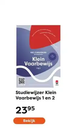The Read Shop Studiewijzer Klein Vaarbewijs 1 en 2 aanbieding