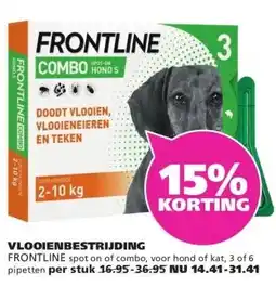 Ranzijn VLOOIENBESTRIJDING FRONTLINE aanbieding