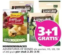 Ranzijn HONDENSNACKS ADVENTUROS OF BONZO aanbieding