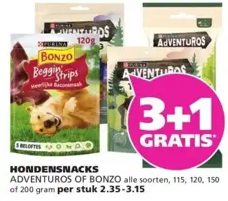 Ranzijn HONDENSNACKS ADVENTUROS OF BONZO aanbieding