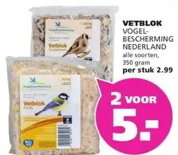 Ranzijn VETBLOK VOGEL- BESCHERMING NEDERLAND aanbieding