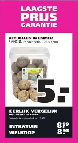 Ranzijn VETBOLLEN IN EMMER RANZIJN aanbieding