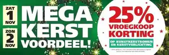 Ranzijn OP KUNSTKERSTBOMEN EN KERSTVERLICHTING aanbieding