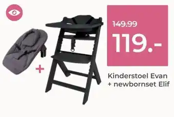 Prenatal Kinderstoel Evan + newbornset Elif aanbieding