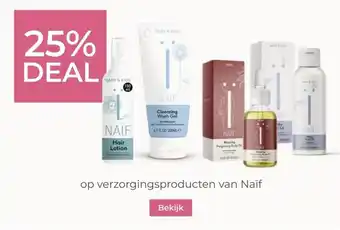 Prenatal verzorgingsproducten van Naïf aanbieding