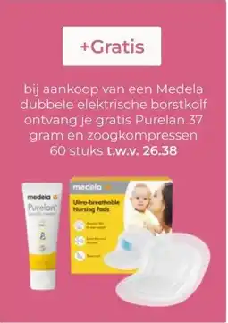 Prenatal bij aankoop van een Medela dubbele elektrische borstkolf aanbieding