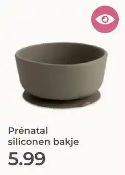 Prenatal Prénatal siliconen bakje aanbieding