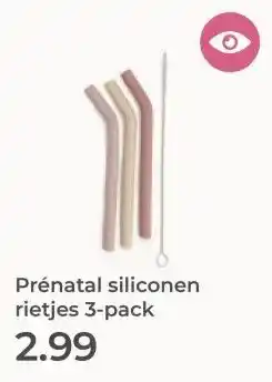 Prenatal Prénatal siliconen rietjes aanbieding