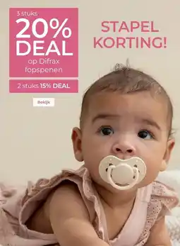 Prenatal Difrax fopspenen aanbieding