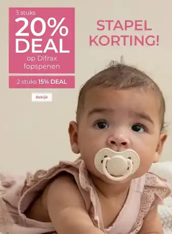 Prenatal Difrax fopspenen aanbieding