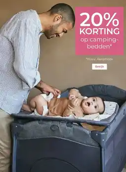 Prenatal camping- bedden aanbieding