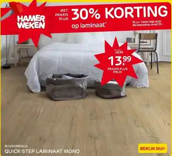 Praxis Quick-Step laminaat - Mono - Baikal Eik aanbieding