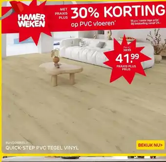 Praxis PVC vloeren aanbieding