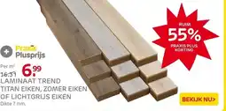Praxis PVC Vloer Horizon Naturel Eik - aanbieding