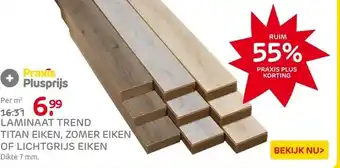 Praxis PVC Vloer Horizon Naturel Eik - aanbieding