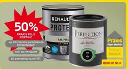Praxis Perfection en Renaulac binnenlakken aanbieding