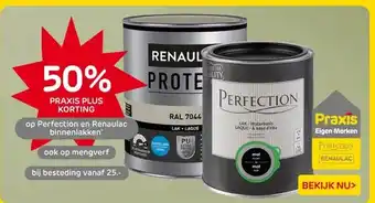 Praxis Perfection en Renaulac binnenlakken aanbieding