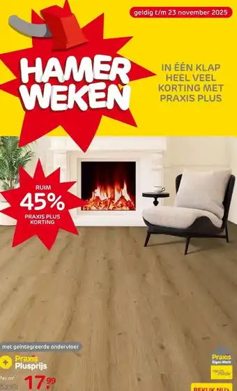 Praxis PVC Vloer Horizon Naturel Eik - aanbieding