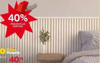 Praxis CanDo Lattenwand Decowall Acoustic Ton aanbieding