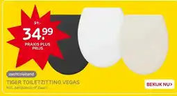 Praxis Tiger WC-bril Vegas - Duroplast - aanbieding