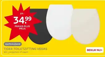 Praxis Tiger WC-bril Vegas - Duroplast - aanbieding