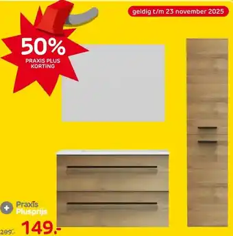 Praxis Badmeubelset Carlo - Met spiegel - Met aanbieding