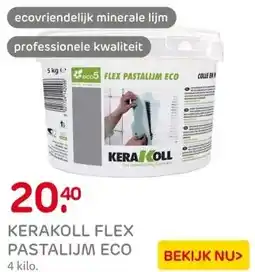 Praxis Flex pastalijm 4 kg aanbieding