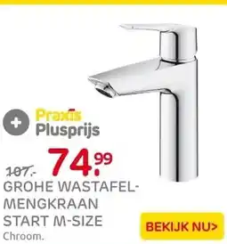Praxis Grohe QuickFix Start Wastafelmengkraan aanbieding