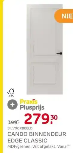 Praxis CanDo Binnendeur Schuifdeur Edge Classic aanbieding