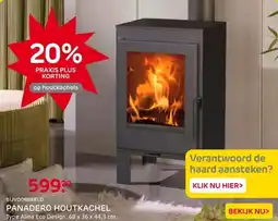 Praxis Panadero houtkachel Alina Ecodesign aanbieding