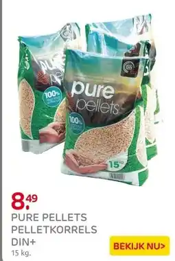 Praxis Pure Pellets pelletkorrels Din+ 15kg aanbieding