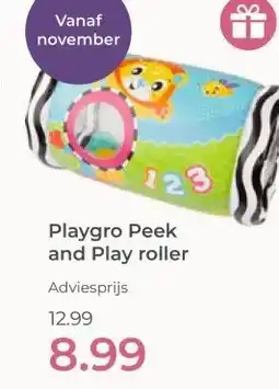 Prenatal Playgro Peek and Play roller aanbieding