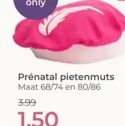 Prenatal Prénatal pietenmuts aanbieding