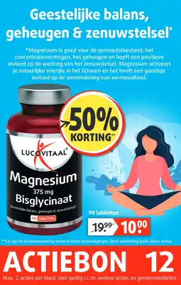 Lucovitaal Geestelijke balans, geheugen & zenuwstelsel aanbieding